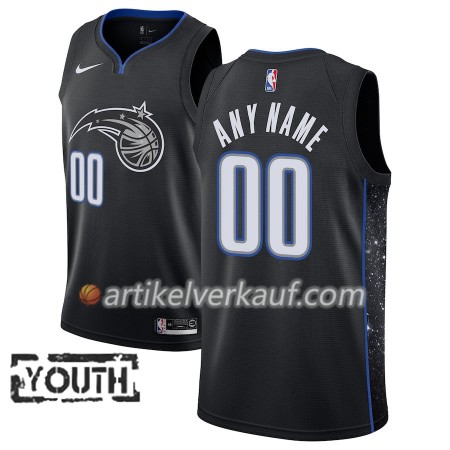 NBA Orlando Magic Trikot 2018-19 Nike City Edition Schwarz Personalisierung Swingman - Kinder